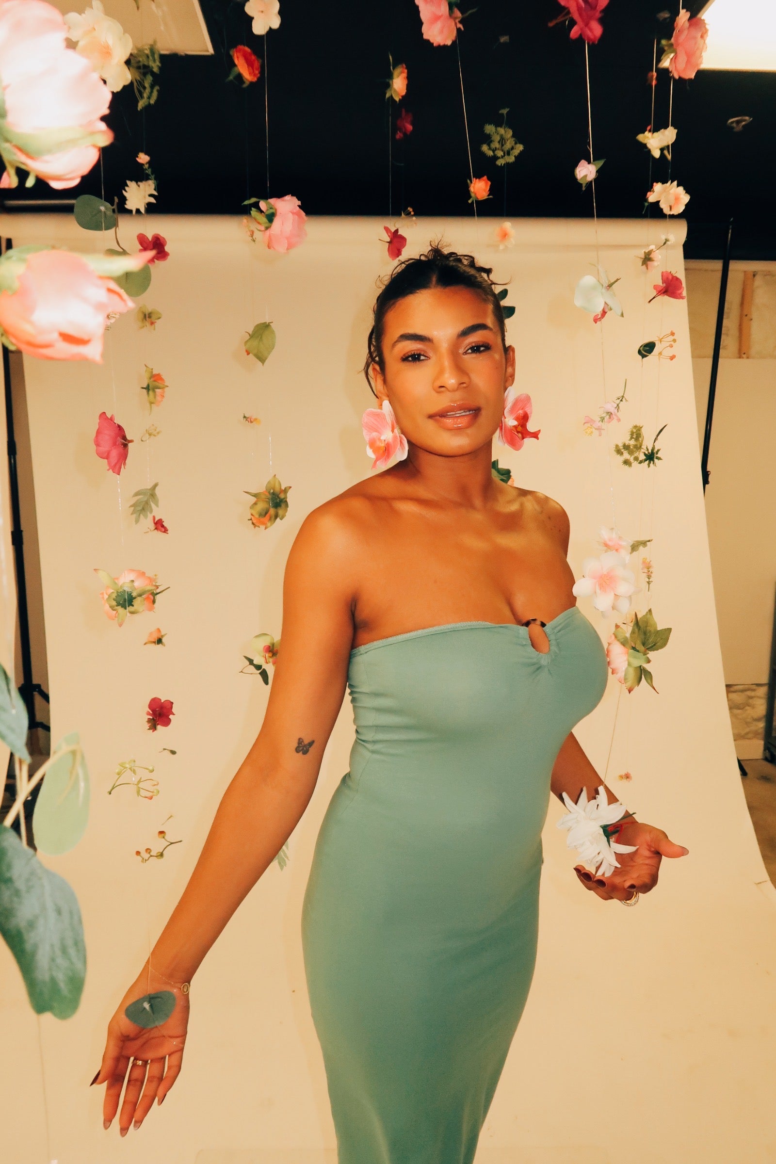 Aqua dress