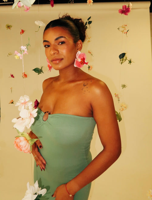 Aqua dress