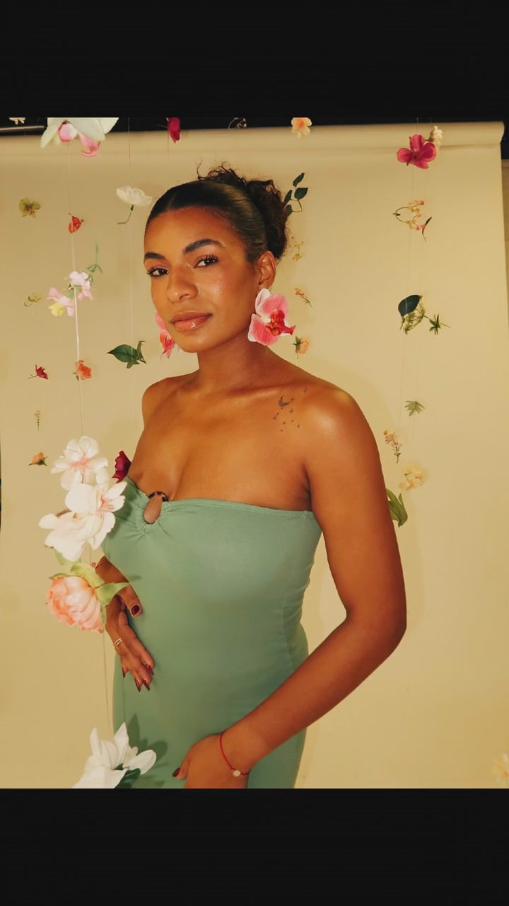 Aqua dress